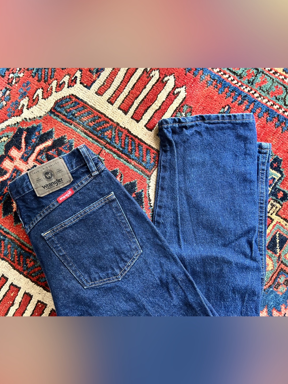 Wrangler Dark Wash 90s Denim Jeans - 28W